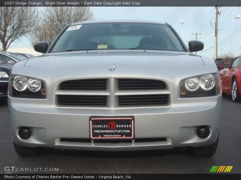 Bright Silver Metallic / Dark Slate Gray/Light Slate Gray 2007 Dodge Charger