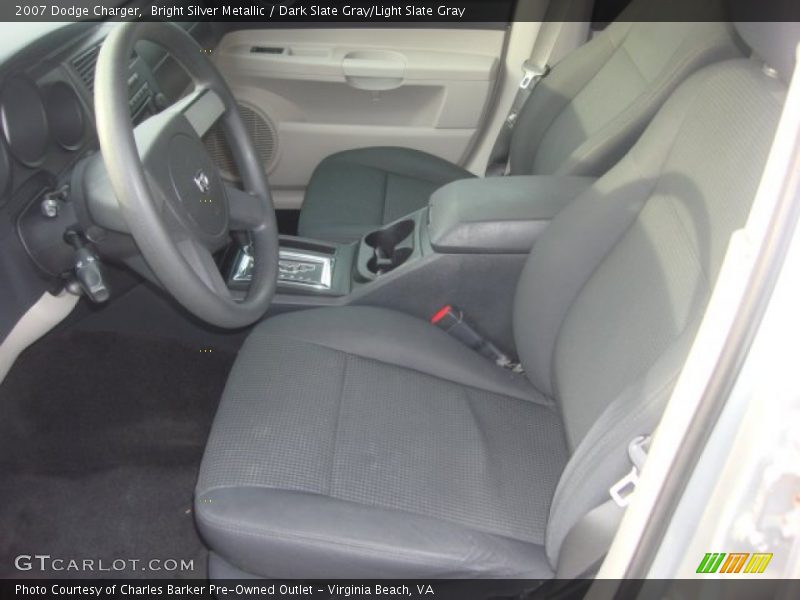 Bright Silver Metallic / Dark Slate Gray/Light Slate Gray 2007 Dodge Charger