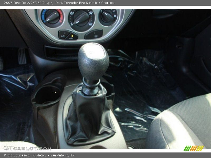 Dark Toreador Red Metallic / Charcoal 2007 Ford Focus ZX3 SE Coupe