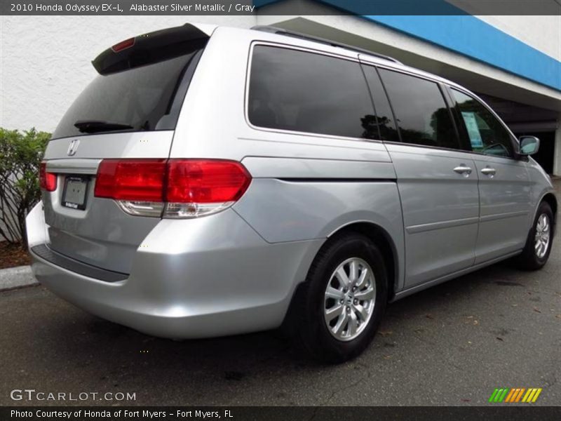 Alabaster Silver Metallic / Gray 2010 Honda Odyssey EX-L