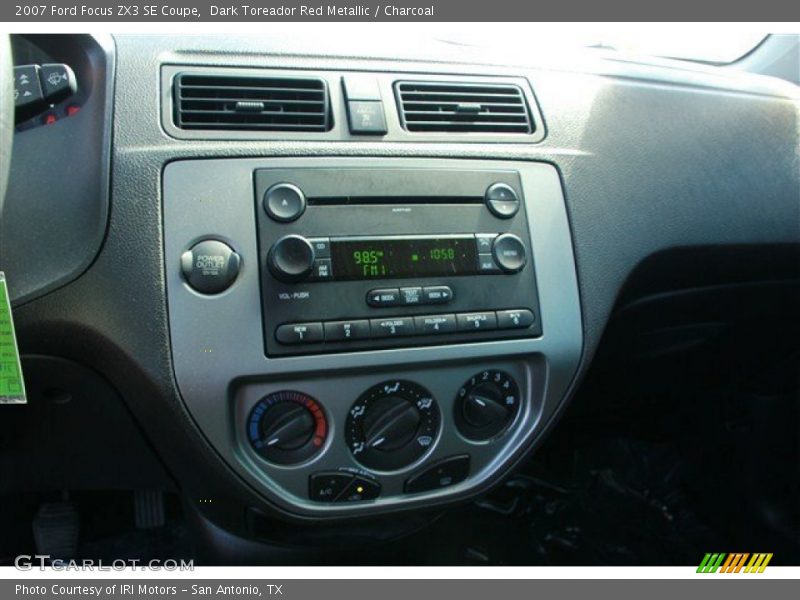 Dark Toreador Red Metallic / Charcoal 2007 Ford Focus ZX3 SE Coupe