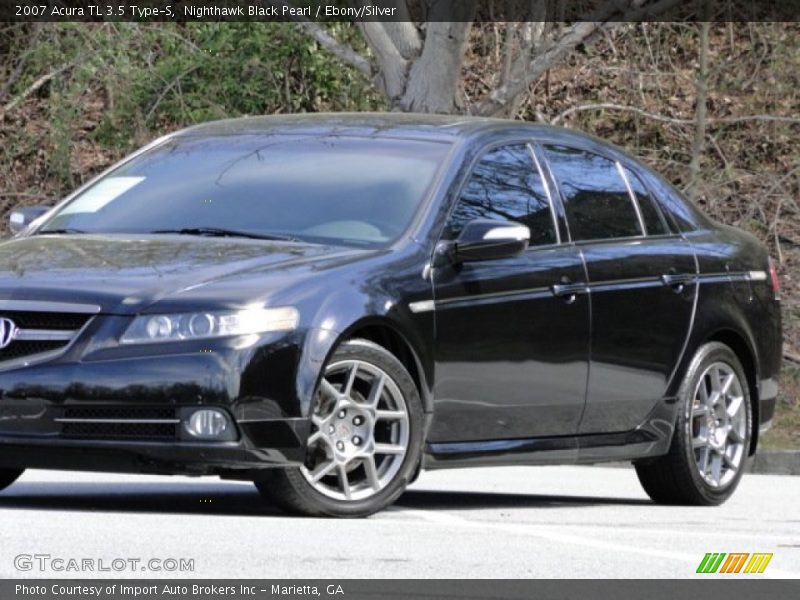 Nighthawk Black Pearl / Ebony/Silver 2007 Acura TL 3.5 Type-S