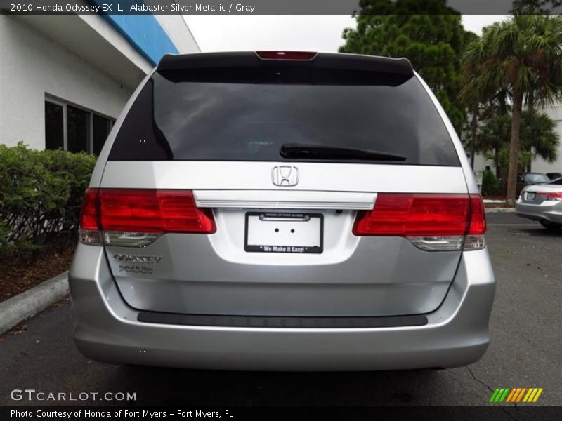 Alabaster Silver Metallic / Gray 2010 Honda Odyssey EX-L