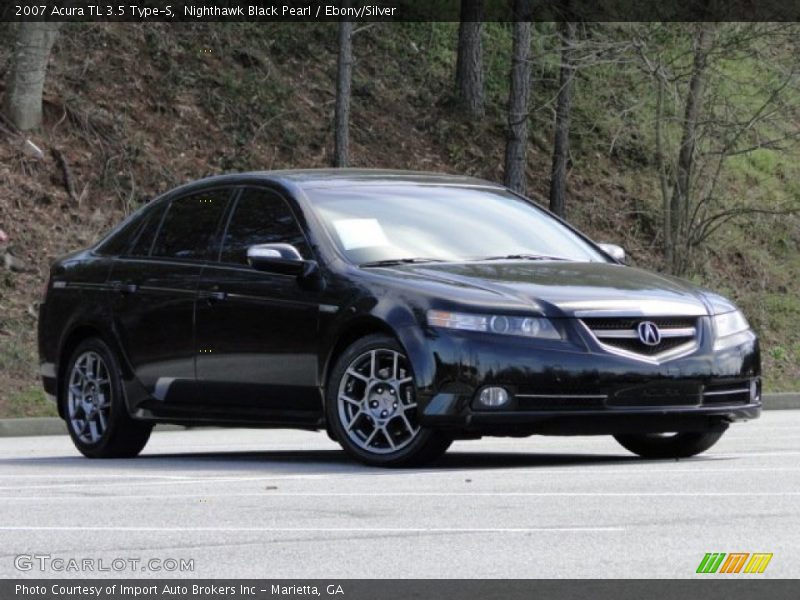 Nighthawk Black Pearl / Ebony/Silver 2007 Acura TL 3.5 Type-S