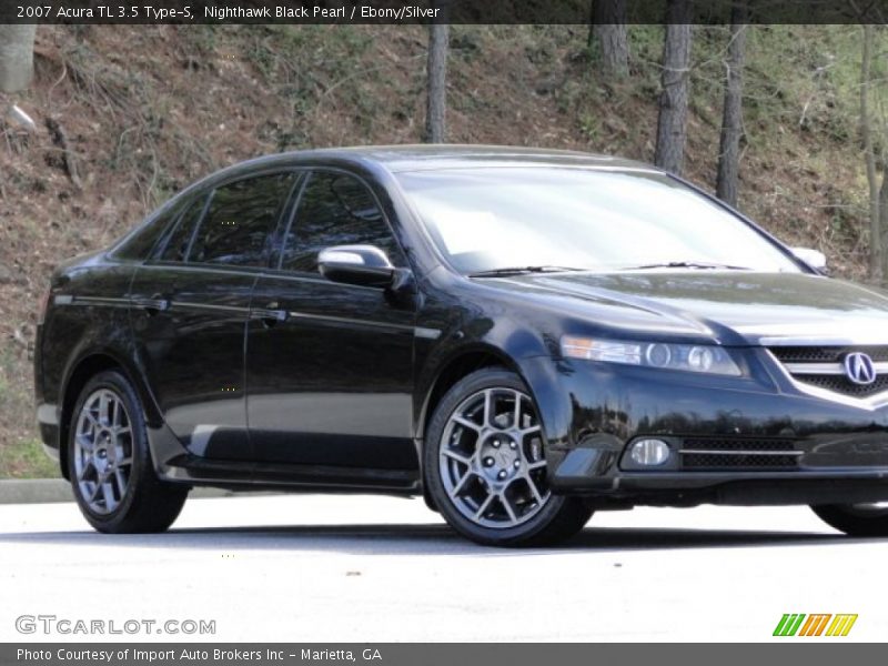 Nighthawk Black Pearl / Ebony/Silver 2007 Acura TL 3.5 Type-S