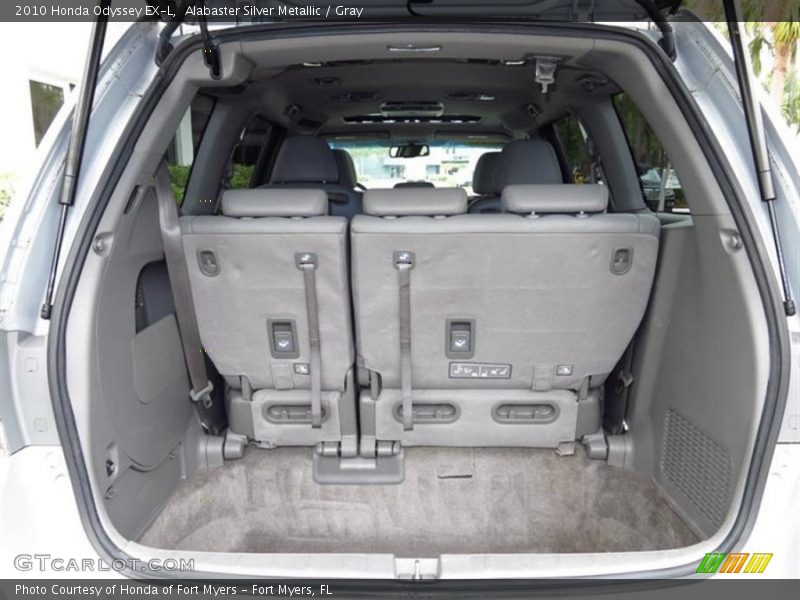 Alabaster Silver Metallic / Gray 2010 Honda Odyssey EX-L
