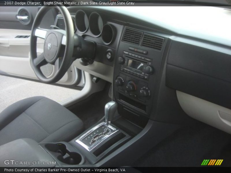 Bright Silver Metallic / Dark Slate Gray/Light Slate Gray 2007 Dodge Charger