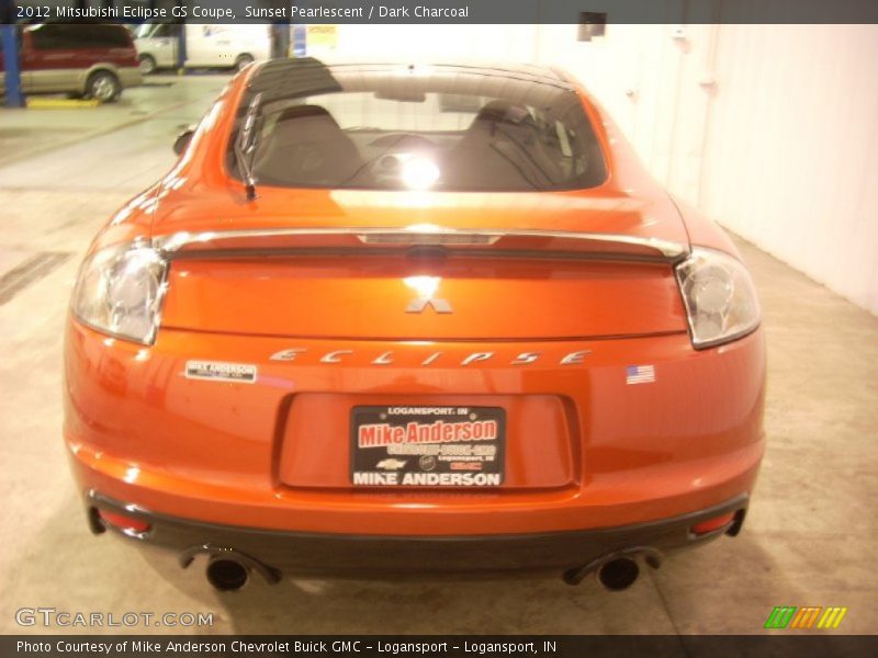 Sunset Pearlescent / Dark Charcoal 2012 Mitsubishi Eclipse GS Coupe