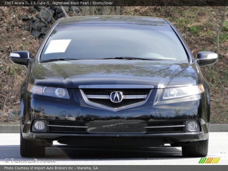 Nighthawk Black Pearl / Ebony/Silver 2007 Acura TL 3.5 Type-S