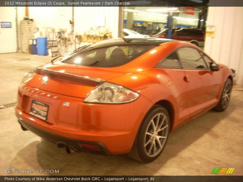 Sunset Pearlescent / Dark Charcoal 2012 Mitsubishi Eclipse GS Coupe