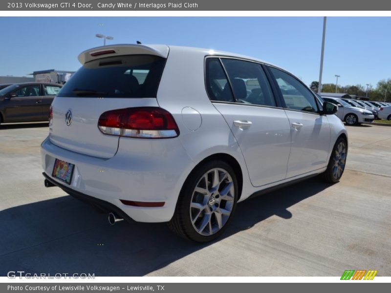 Candy White / Interlagos Plaid Cloth 2013 Volkswagen GTI 4 Door