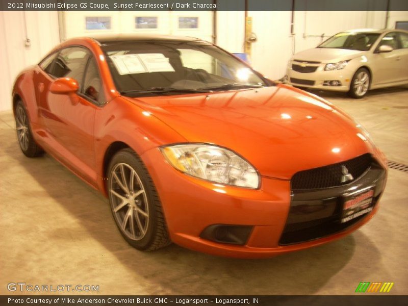 Sunset Pearlescent / Dark Charcoal 2012 Mitsubishi Eclipse GS Coupe