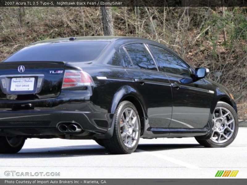 Nighthawk Black Pearl / Ebony/Silver 2007 Acura TL 3.5 Type-S