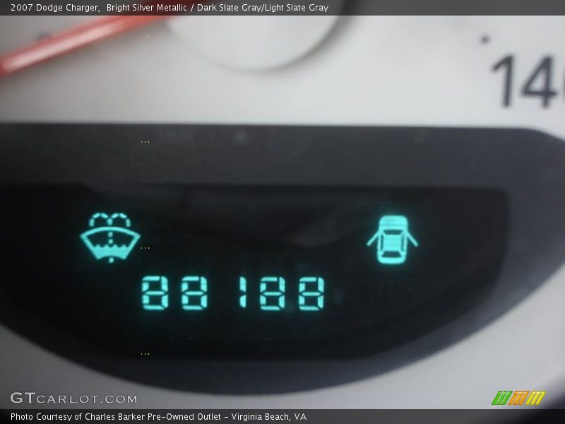Bright Silver Metallic / Dark Slate Gray/Light Slate Gray 2007 Dodge Charger