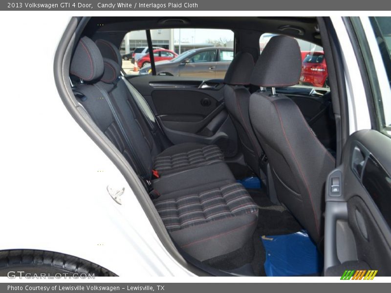 Candy White / Interlagos Plaid Cloth 2013 Volkswagen GTI 4 Door