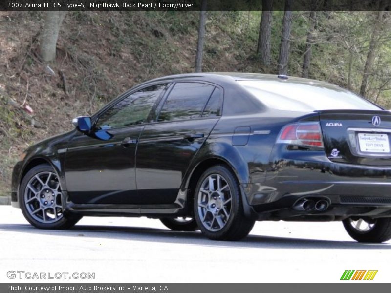 Nighthawk Black Pearl / Ebony/Silver 2007 Acura TL 3.5 Type-S