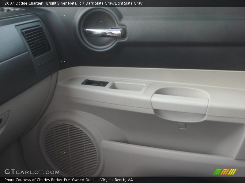 Bright Silver Metallic / Dark Slate Gray/Light Slate Gray 2007 Dodge Charger