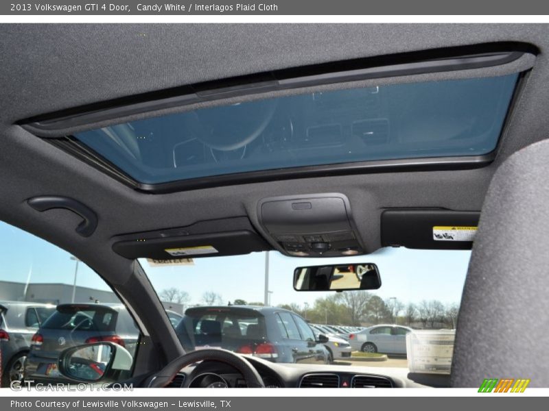Candy White / Interlagos Plaid Cloth 2013 Volkswagen GTI 4 Door