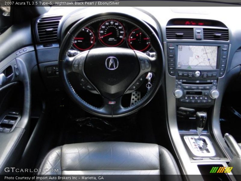 Nighthawk Black Pearl / Ebony/Silver 2007 Acura TL 3.5 Type-S