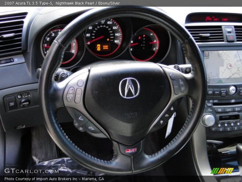 Nighthawk Black Pearl / Ebony/Silver 2007 Acura TL 3.5 Type-S