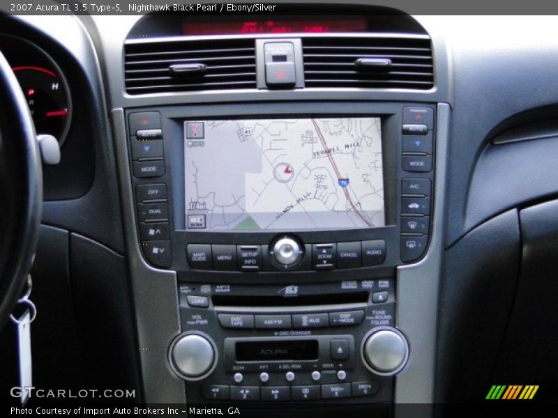 Nighthawk Black Pearl / Ebony/Silver 2007 Acura TL 3.5 Type-S