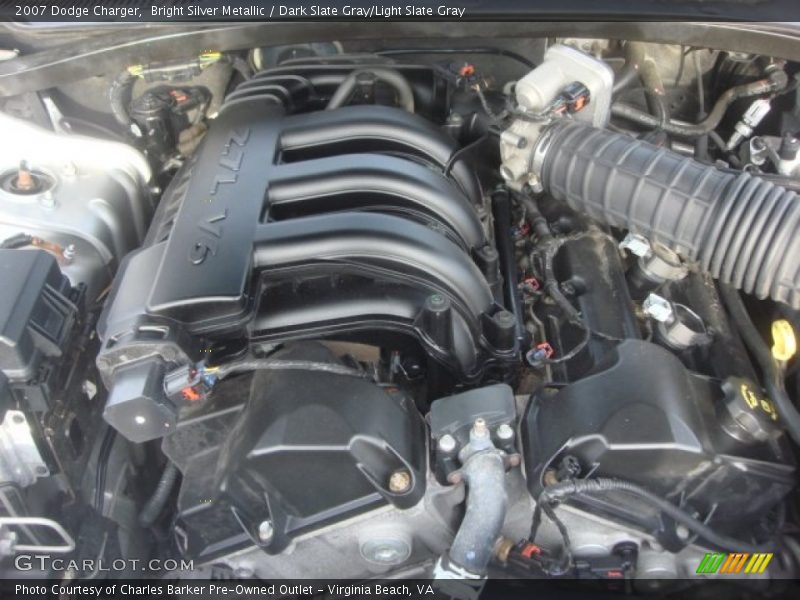 Bright Silver Metallic / Dark Slate Gray/Light Slate Gray 2007 Dodge Charger
