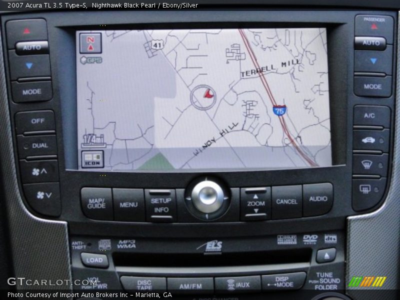 Nighthawk Black Pearl / Ebony/Silver 2007 Acura TL 3.5 Type-S
