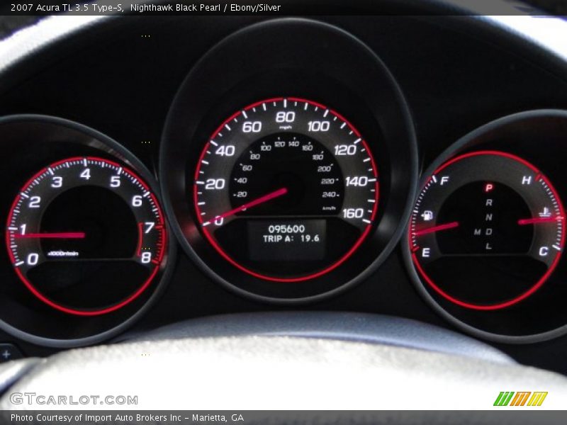 Nighthawk Black Pearl / Ebony/Silver 2007 Acura TL 3.5 Type-S