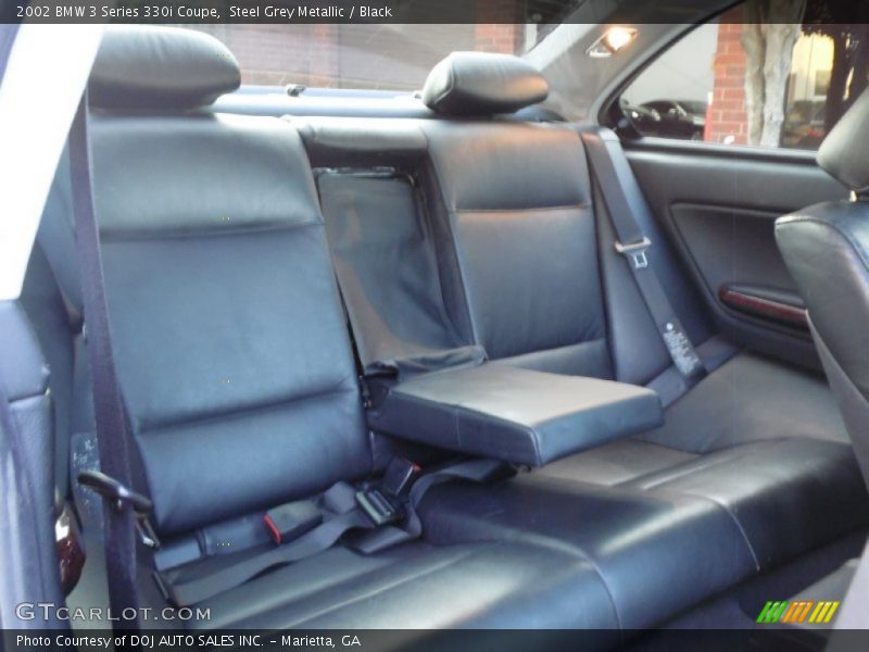 Steel Grey Metallic / Black 2002 BMW 3 Series 330i Coupe
