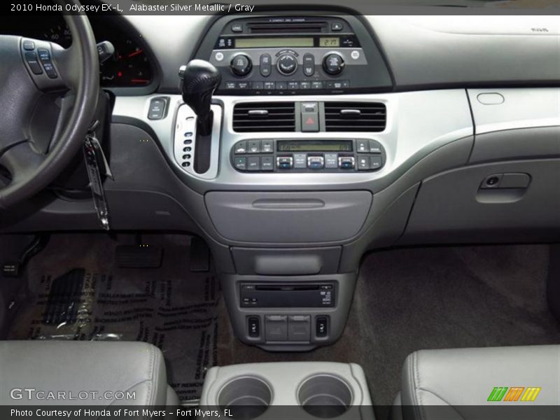 Alabaster Silver Metallic / Gray 2010 Honda Odyssey EX-L