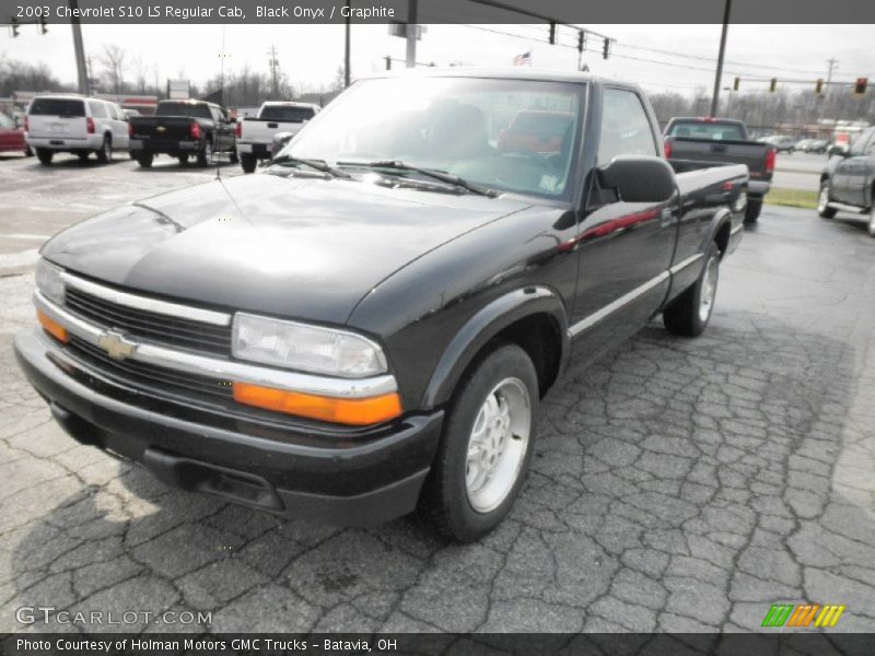 Black Onyx / Graphite 2003 Chevrolet S10 LS Regular Cab