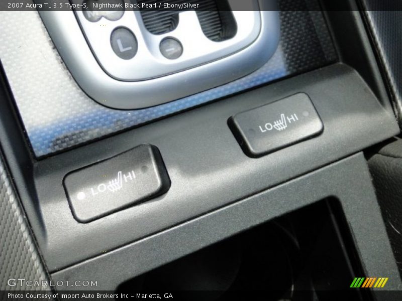 Nighthawk Black Pearl / Ebony/Silver 2007 Acura TL 3.5 Type-S