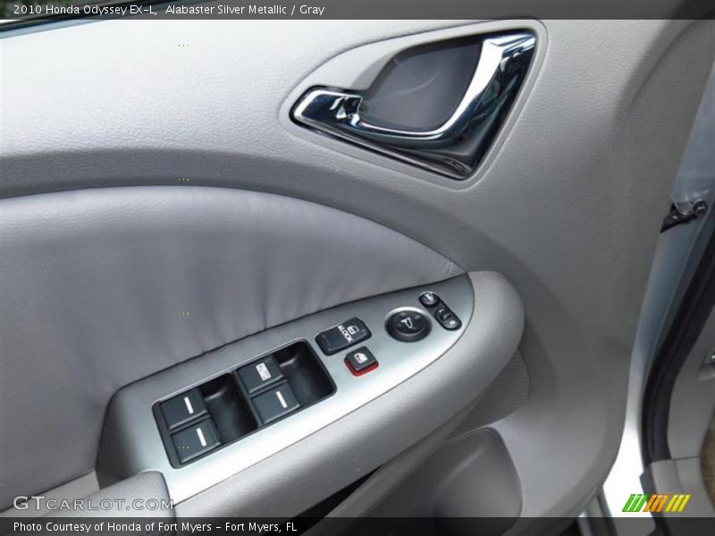 Alabaster Silver Metallic / Gray 2010 Honda Odyssey EX-L