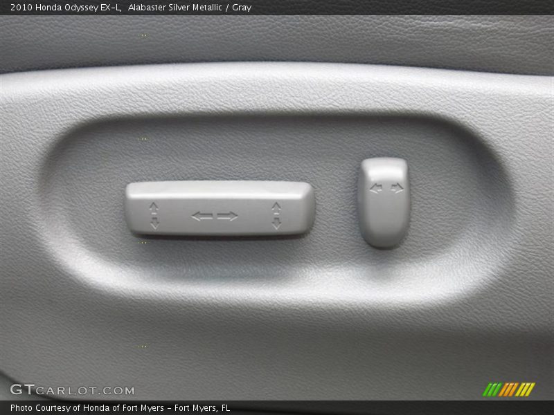 Alabaster Silver Metallic / Gray 2010 Honda Odyssey EX-L