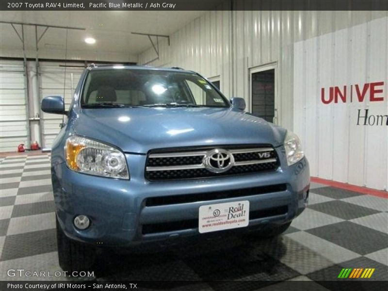 Pacific Blue Metallic / Ash Gray 2007 Toyota RAV4 Limited