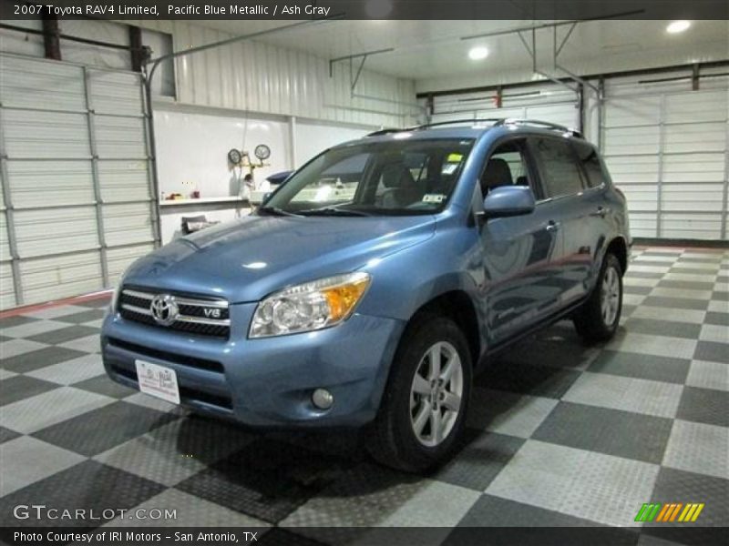 Pacific Blue Metallic / Ash Gray 2007 Toyota RAV4 Limited