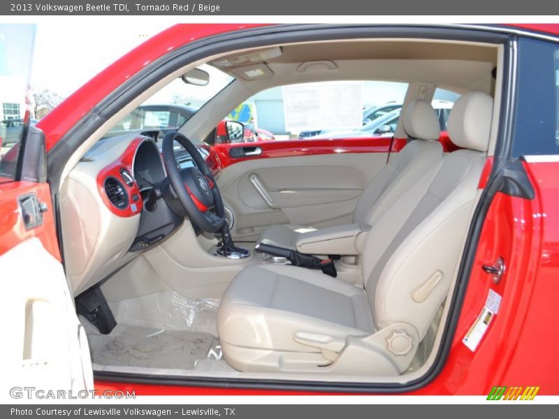  2013 Beetle TDI Beige Interior