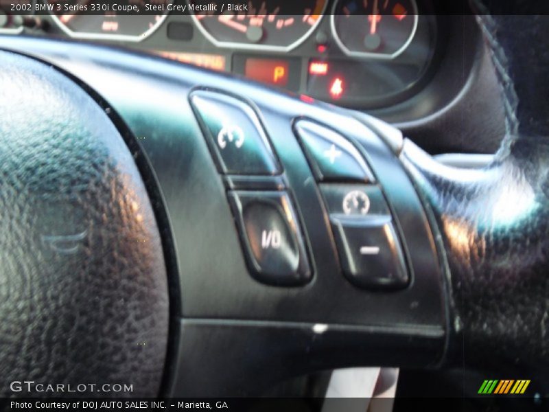 Steel Grey Metallic / Black 2002 BMW 3 Series 330i Coupe