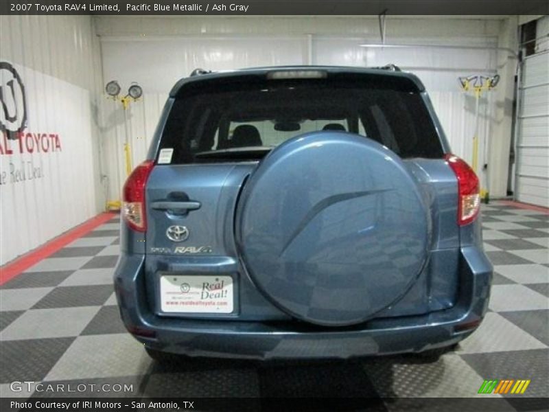 Pacific Blue Metallic / Ash Gray 2007 Toyota RAV4 Limited
