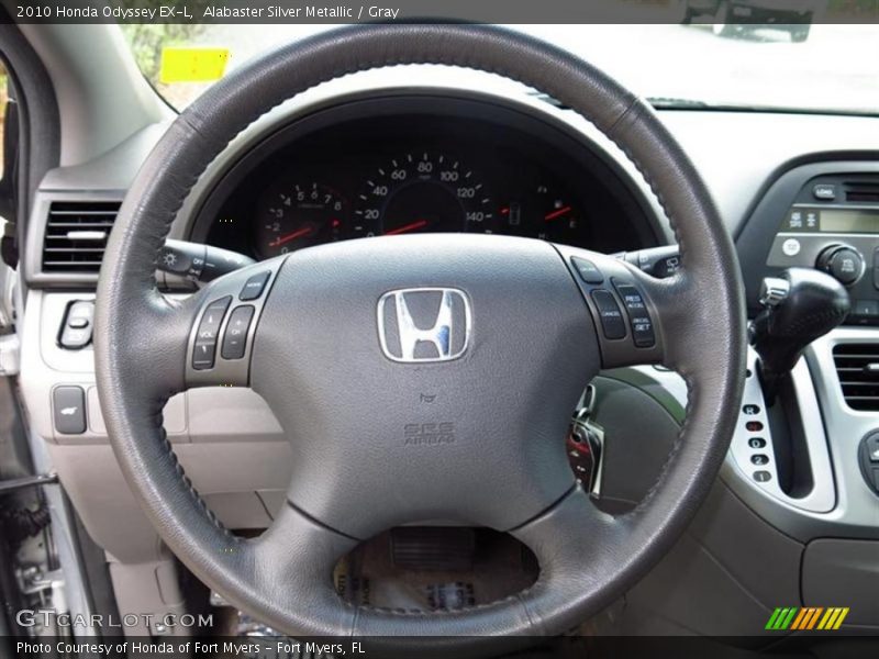Alabaster Silver Metallic / Gray 2010 Honda Odyssey EX-L