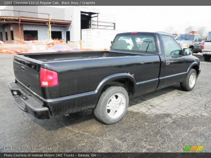 Black Onyx / Graphite 2003 Chevrolet S10 LS Regular Cab