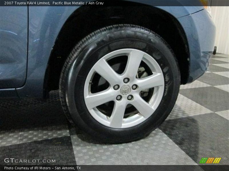 Pacific Blue Metallic / Ash Gray 2007 Toyota RAV4 Limited