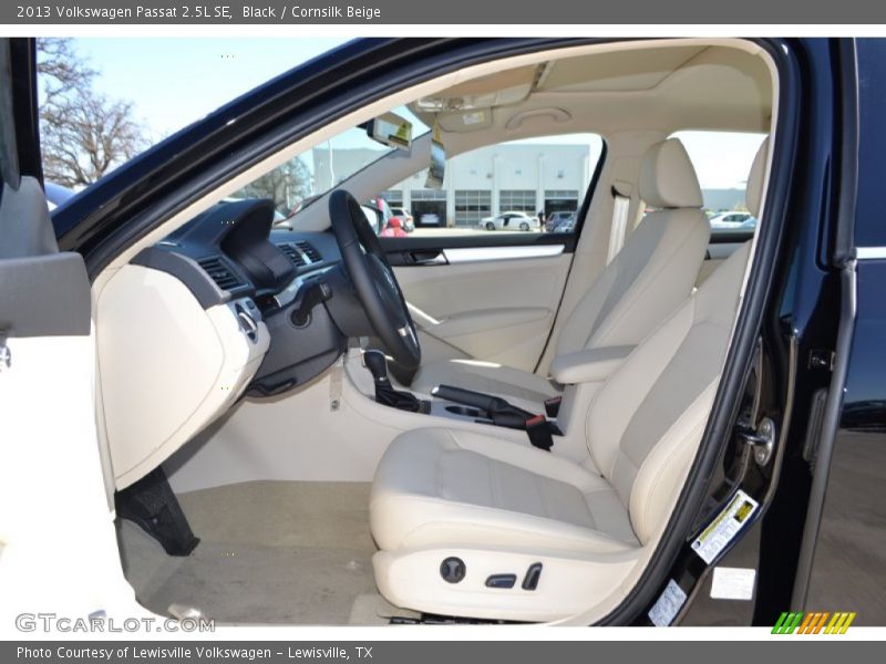 Black / Cornsilk Beige 2013 Volkswagen Passat 2.5L SE