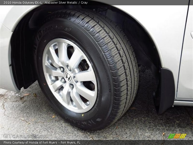 Alabaster Silver Metallic / Gray 2010 Honda Odyssey EX-L