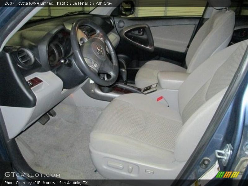 Pacific Blue Metallic / Ash Gray 2007 Toyota RAV4 Limited