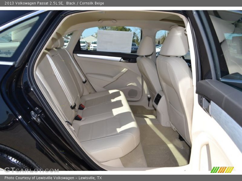 Black / Cornsilk Beige 2013 Volkswagen Passat 2.5L SE