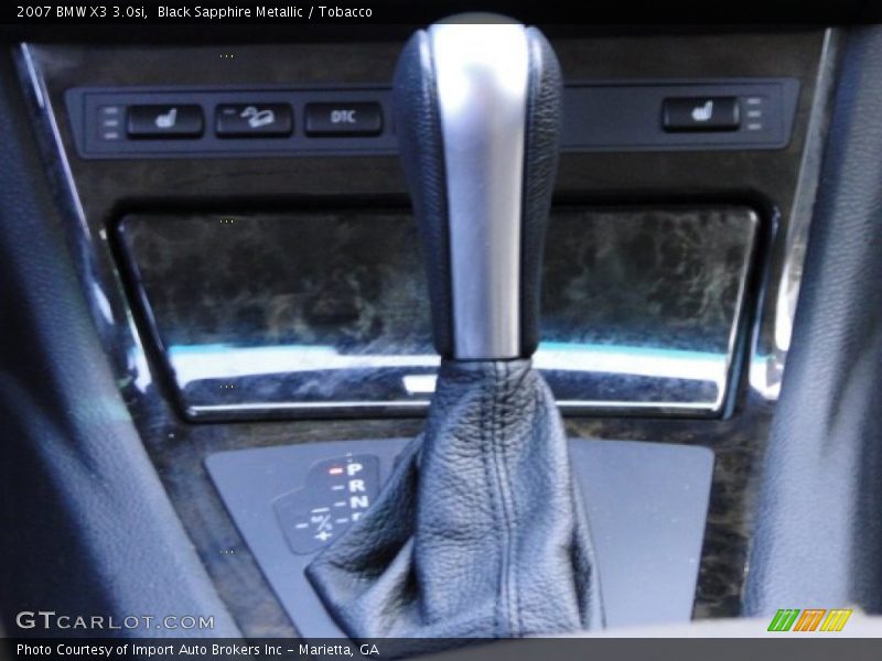 Black Sapphire Metallic / Tobacco 2007 BMW X3 3.0si