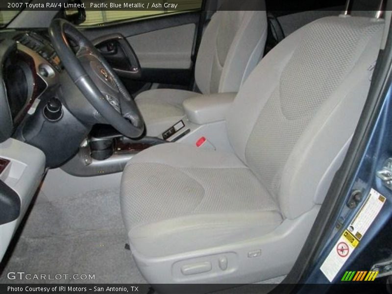 Pacific Blue Metallic / Ash Gray 2007 Toyota RAV4 Limited