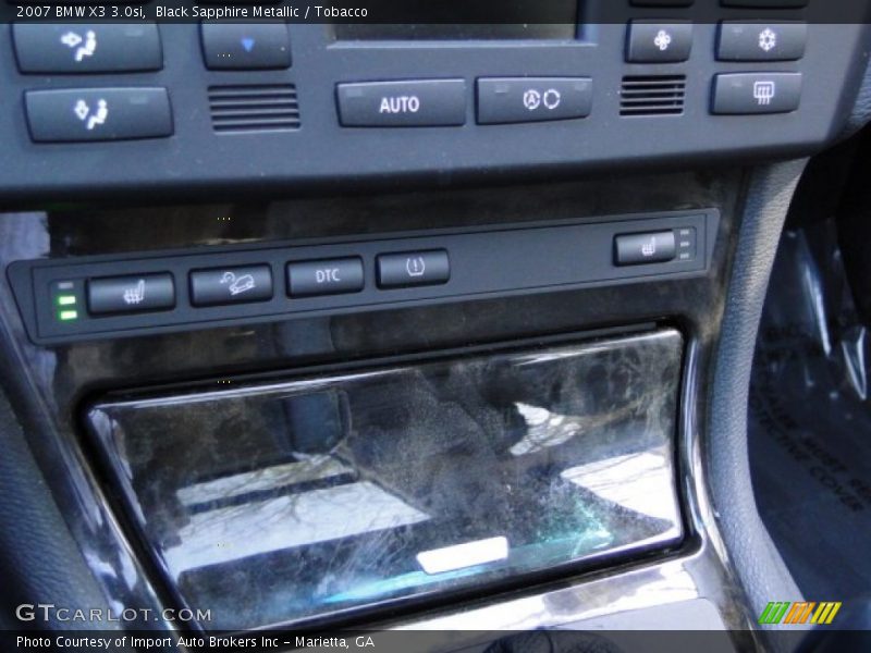 Black Sapphire Metallic / Tobacco 2007 BMW X3 3.0si