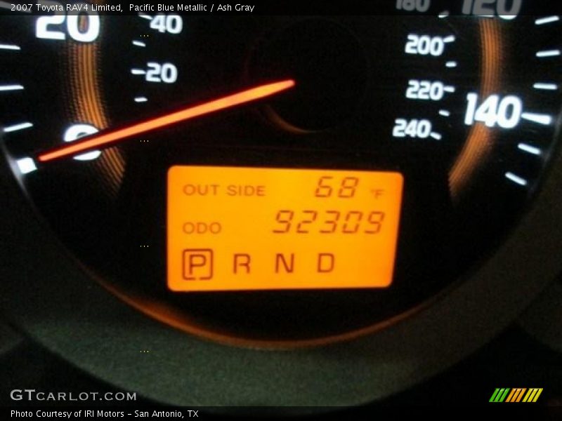 Pacific Blue Metallic / Ash Gray 2007 Toyota RAV4 Limited